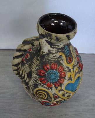 Mid-Century Art Pottery German Bay Ceramic Jug by Fat Lava, 1960s-HIZ-1383857