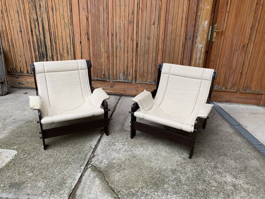 Mid-Century Arts & Crafts Armchairs from Képcsarnok, Set of 2-OXJ-1703938