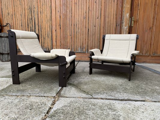 Mid-Century Arts & Crafts Armchairs from Képcsarnok, Set of 2-OXJ-1703938