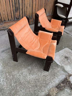 Mid-Century Arts & Crafts Lounge Chairs from Képcsarnok, Set of 2-OXJ-1703804