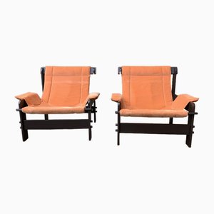 Mid-Century Arts & Crafts Lounge Chairs from Képcsarnok, Set of 2-OXJ-1703804