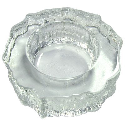 Mid-Century Aslak Glass Dish by Tapio Wirkkala for Iittala, 1970s-GIW-1732255