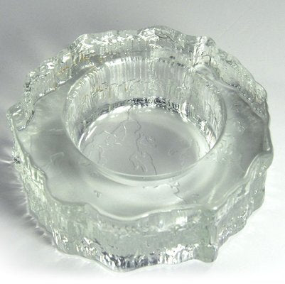 Mid-Century Aslak Glass Dish by Tapio Wirkkala for Iittala, 1970s-GIW-1732255