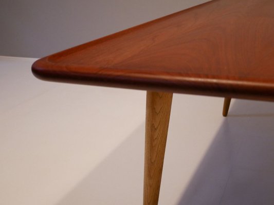 Mid-Century At-11 Coffee Table in Solid Teak by Hans J. Wegner for Andreas Tuck, Denmark-OGU-838736