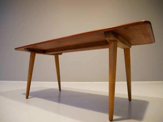 Mid-Century At-11 Coffee Table in Solid Teak by Hans J. Wegner for Andreas Tuck, Denmark-OGU-838736