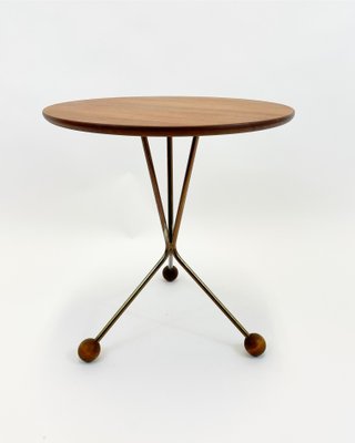 Mid-Century Atomic Side Table by Albert Larsson for Alberts Tibro, 1950s-SFW-1268432