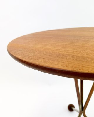 Mid-Century Atomic Side Table by Albert Larsson for Alberts Tibro, 1950s-SFW-1268432