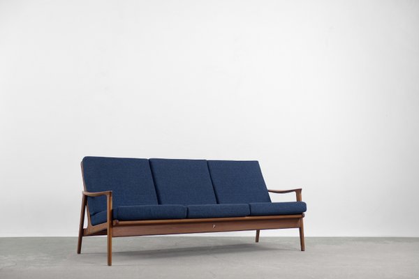 Mid-Century Australian Modern Teak Sofa & Armchairs by Parker Furniture, 1950s, Set of 3-ZAA-902424