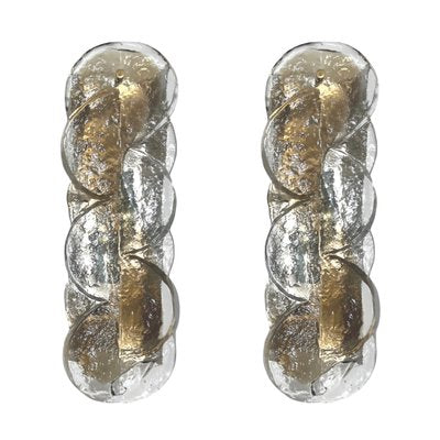 Mid-Century Austrian Citrus Wall Sconces in Murano Glass from Kalmar, 1970s, Set of 8-TPE-1721112