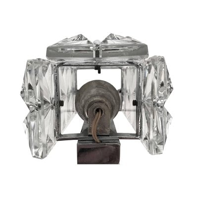 Mid-Century Austrian Crystal Glass Wall Sconces from Kinkeldey, 1960s, Set of 2-JDR-1125507