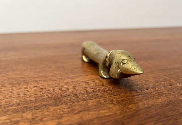 Mid-Century Austrian Dackel Noodle Wiener Dog Bottle Opener in Brass by Ludwig Bemelmans for Walter Bosse, 1950s-UAH-1796024