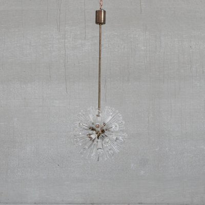 Mid-Century Austrian Glass and Brass Chandelier by Emil Stejnar-JRP-1076099