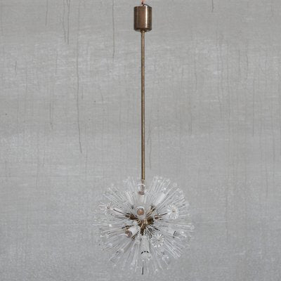 Mid-Century Austrian Glass and Brass Chandelier by Emil Stejnar-JRP-1076099