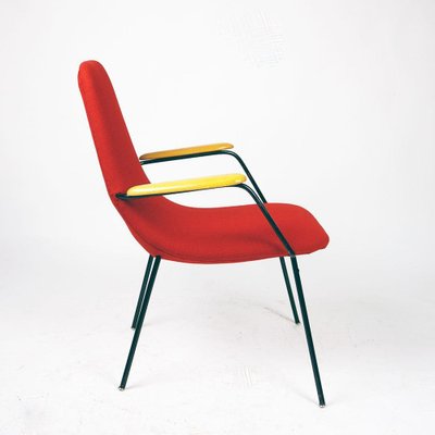 Mid-Century Austrian Red Lounge or Cocktail Chair by Carl Auböck, 1950s-MH-1757412