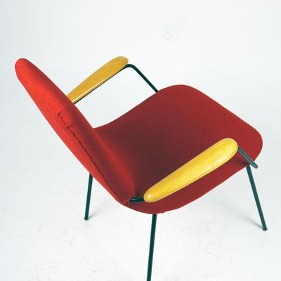 Mid-Century Austrian Red Lounge or Cocktail Chair by Carl Auböck, 1950s-MH-1757412