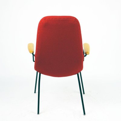 Mid-Century Austrian Red Lounge or Cocktail Chair by Carl Auböck, 1950s-MH-1757412