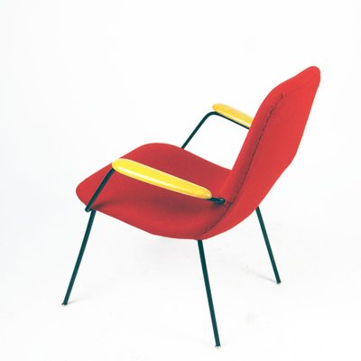 Mid-Century Austrian Red Lounge or Cocktail Chair by Carl Auböck, 1950s-MH-1757412