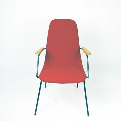 Mid-Century Austrian Red Lounge or Cocktail Chair by Carl Auböck, 1950s-MH-1757412