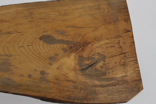 Mid-Century Austrian Solid Cherry Tree Trunk Coffee Table, 1950s-NB-584866