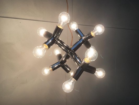 Mid-Century Austrian Space Age Atomic 12 HL Pendant Lamp from J.T. Kalmar, 1960s-UAH-573696