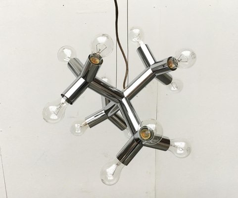 Mid-Century Austrian Space Age Atomic 12 HL Pendant Lamp from J.T. Kalmar, 1960s-UAH-573696