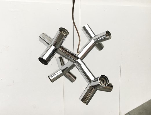 Mid-Century Austrian Space Age Atomic 12 HL Pendant Lamp from J.T. Kalmar, 1960s-UAH-573696