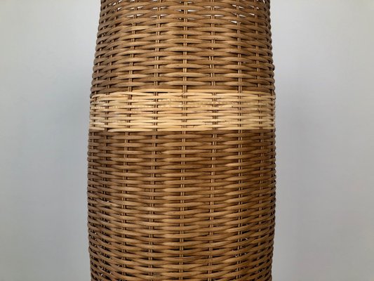 Mid-Century Austrian Wicker Renee Floor Lamp attributed to J.T. Kalmar, 1960s-BAF-1806549