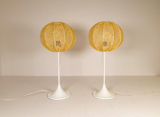 Mid-Century B-024 Table Lamps from Bergboms, Sweden, 1960s, Set of 2-UYK-1092750