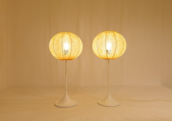 Mid-Century B-024 Table Lamps from Bergboms, Sweden, 1960s, Set of 2-UYK-1092750