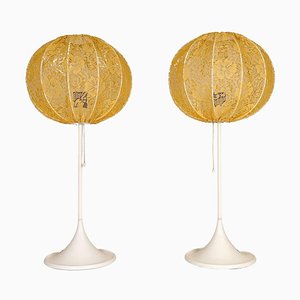 Mid-Century B-024 Table Lamps from Bergboms, Sweden, 1960s, Set of 2-UYK-1092750