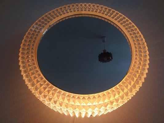 Mid-Century Backlit Mirror, 1970s-TZ-797987