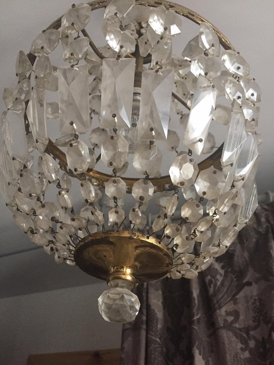 Mid-Century Bag of Pearls Ceiling Lamp