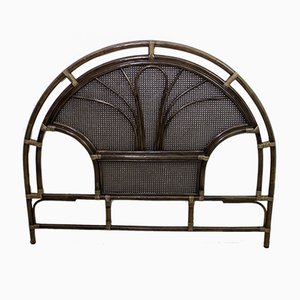 Mid-Century Bamboo and Rattan Double Headboard, 1970s-FER-593382