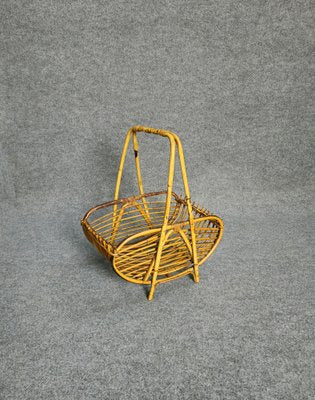 Mid-Century Bamboo Carrier, Italy, 1970s-ZST-1741675