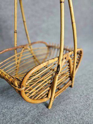 Mid-Century Bamboo Carrier, Italy, 1970s-ZST-1741675