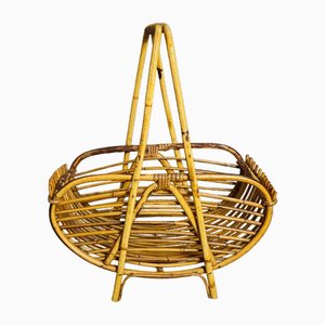 Mid-Century Bamboo Carrier, Italy, 1970s-ZST-1741675