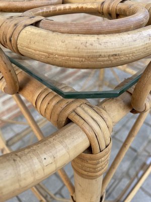 Mid-Century Bamboo Garden Tea Cart, 1950s-NOU-933211