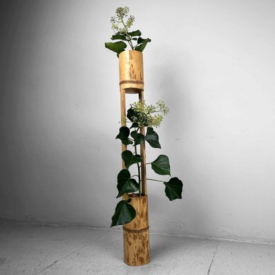 Mid-Century Bamboo Ikebana Ni-Ju-Giri Vase, Japan, 1950s-DWL-1736913