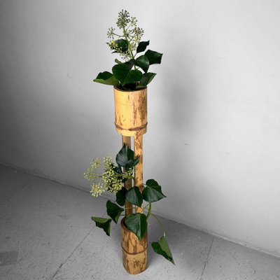 Mid-Century Bamboo Ikebana Ni-Ju-Giri Vase, Japan, 1950s-DWL-1736913