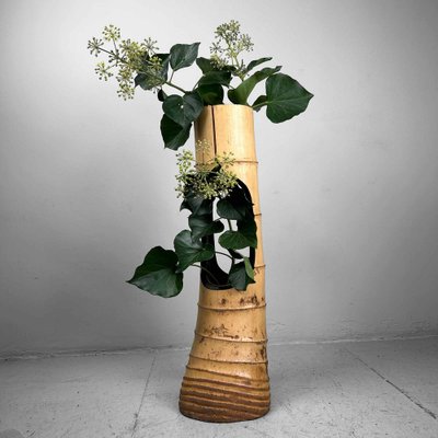 Mid-Century Bamboo Ikebana Ni-Ju-Giri Vase, Japan, 1950s-DWL-1736915