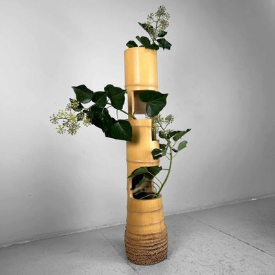 Mid-Century Bamboo Ikebana San-Ju-Giri Vase, Japan, 1950s-DWL-1736909