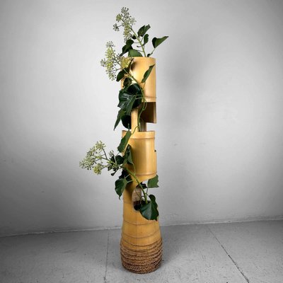 Mid-Century Bamboo Ikebana San-Ju-Giri Vase, Japan, 1950s-DWL-1736909