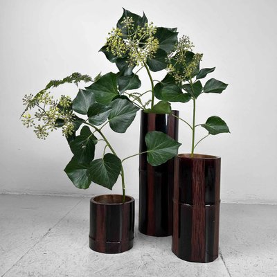 Mid-Century Bamboo Ikebana Set, Japan, 1950s, Set of 3-DWL-1736903