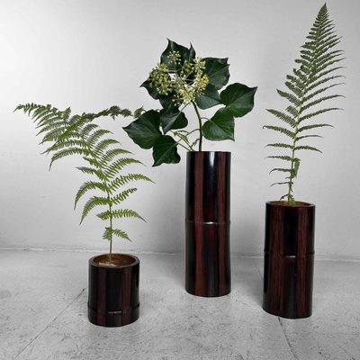 Mid-Century Bamboo Ikebana Set, Japan, 1950s, Set of 3-DWL-1736903