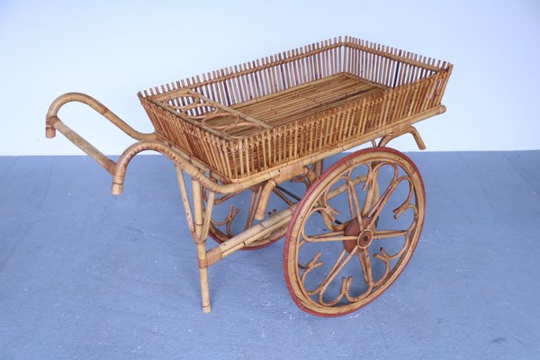 Mid-Century Bamboo Trolley-SXX-675606