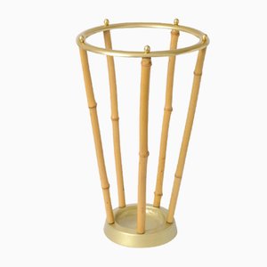 Mid-Century Bamboo Umbrella Stand, 1950s-IXK-666519