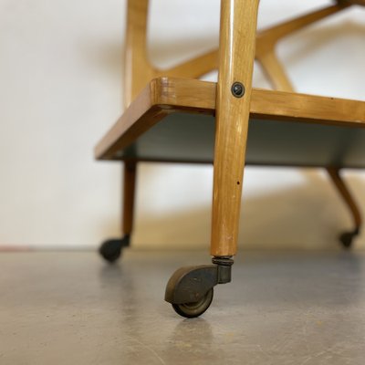 Mid-Century Bar Cart attributed to Cesare Lacca, 1950s-DX-1742256