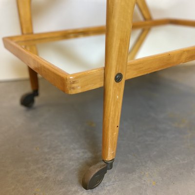 Mid-Century Bar Cart attributed to Cesare Lacca, 1950s-DX-1742256