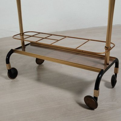 Mid-Century Bar Cart Coffee Table from MB, Italy, 1960s-XSG-2024533