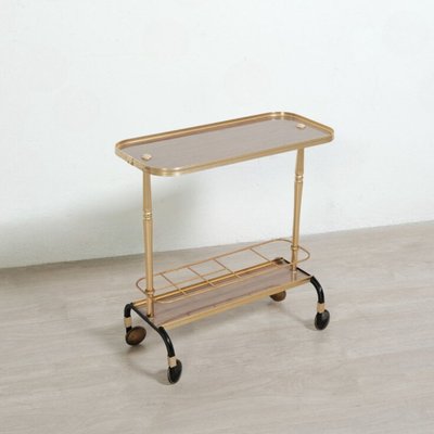 Mid-Century Bar Cart Coffee Table from MB, Italy, 1960s-XSG-2024533